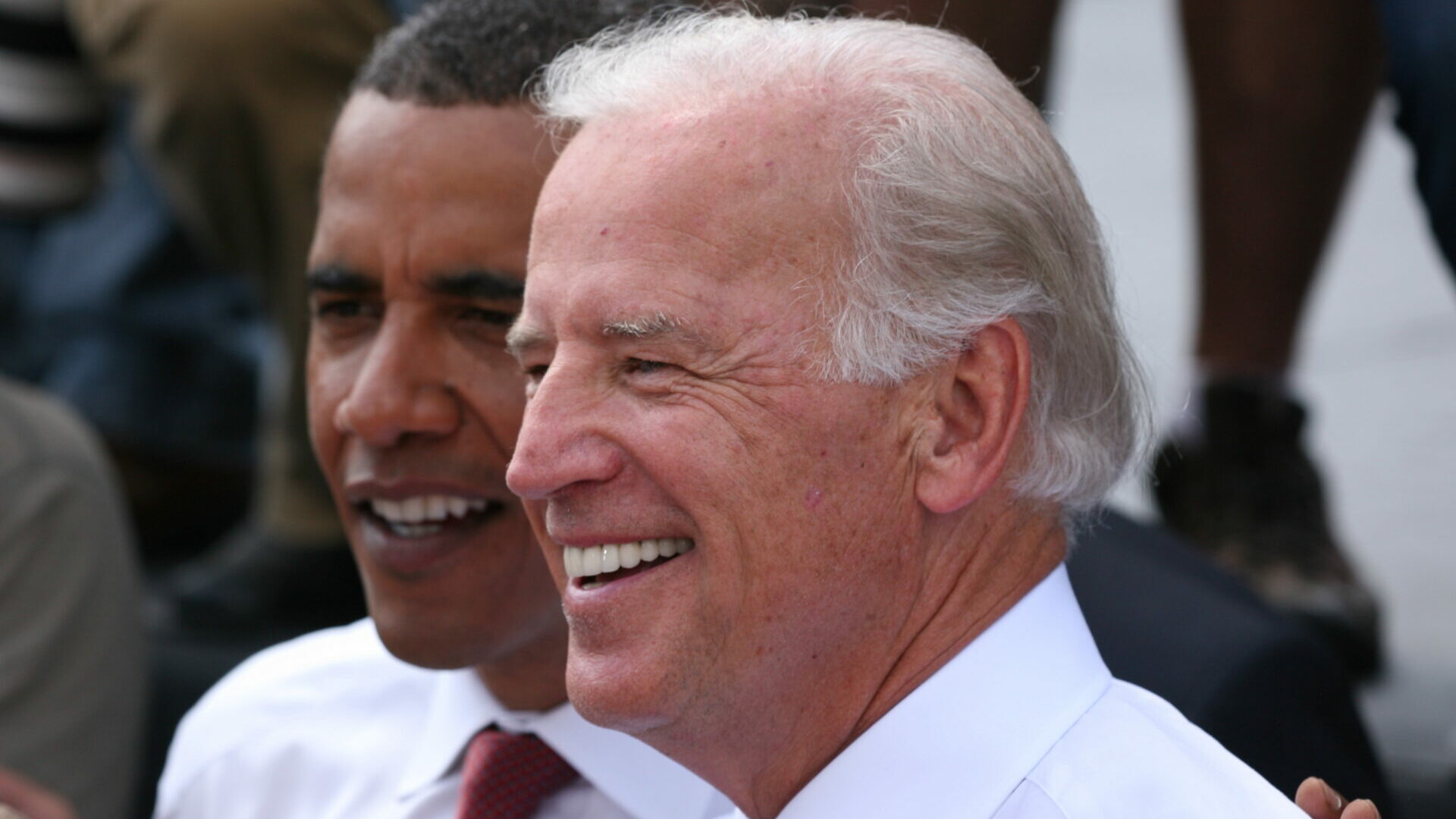2020 Democratic Presidential Candidate Joe Biden, seen here as Vice President with Barack Obama.